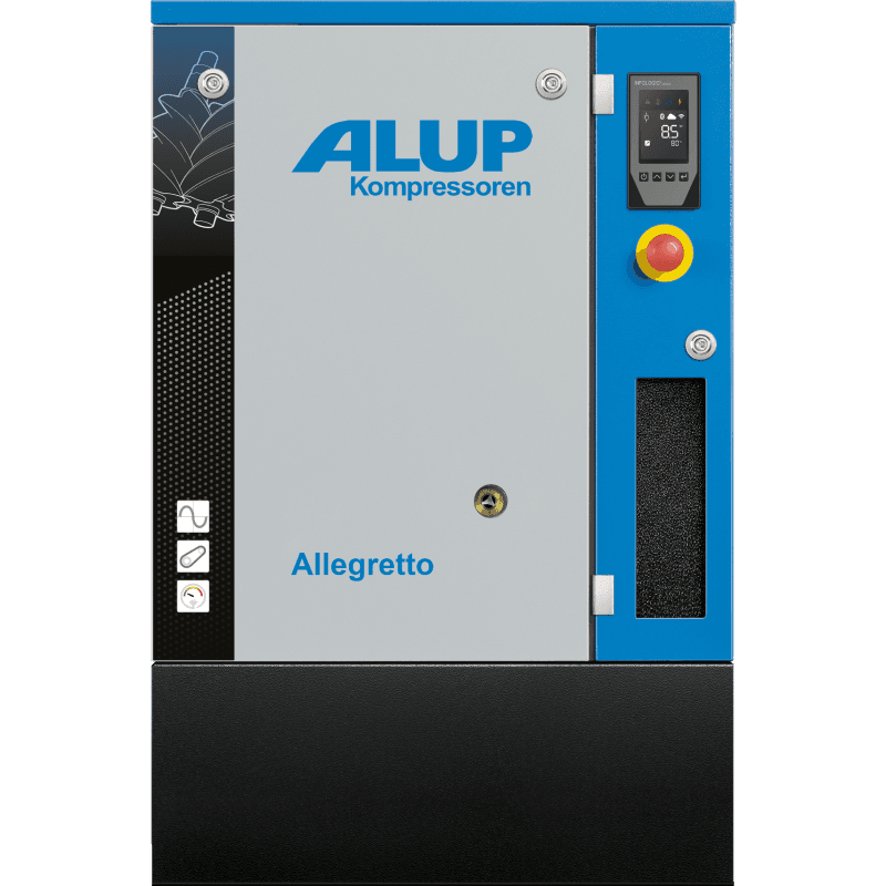 ALUP Allegretto 3 - 3kW vaihtuvanopeuksinen ruuvikompressori ilman säiliötä ja kuivainta